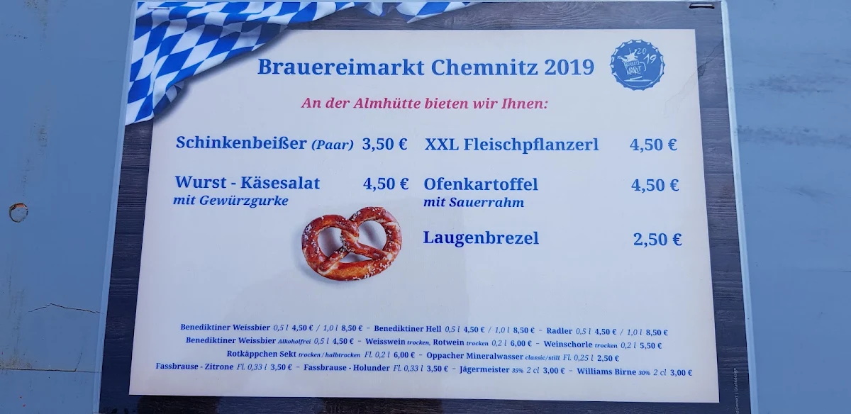 Speisekarte, Bistro bei Spiros