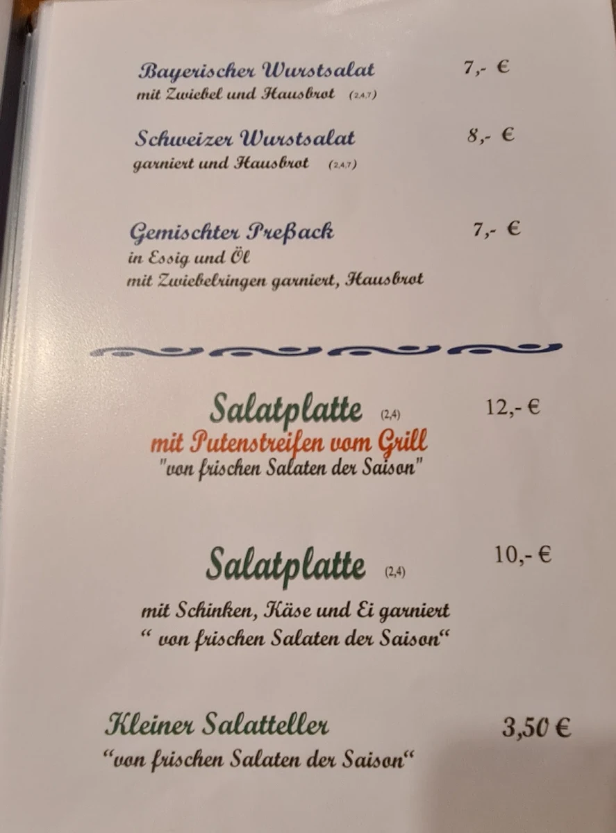 Speisekarte photo 1