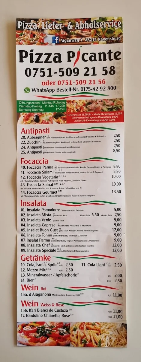 Speisekarte photo 2