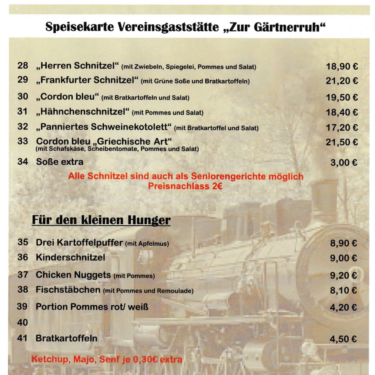 Speisekarte photo 2