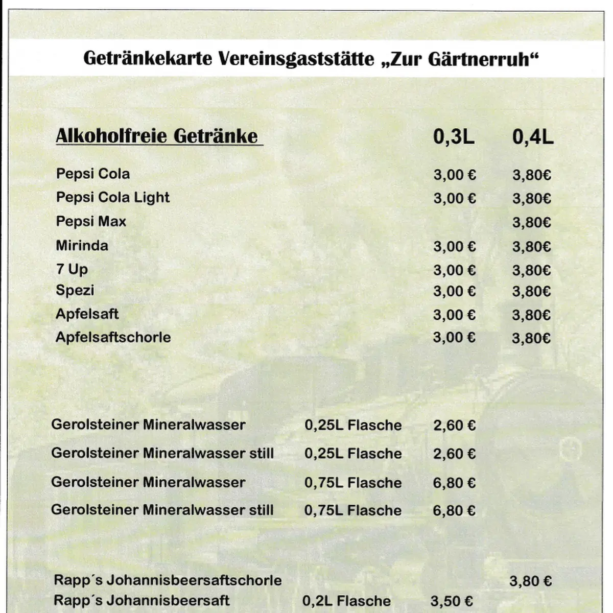 Speisekarte photo 5