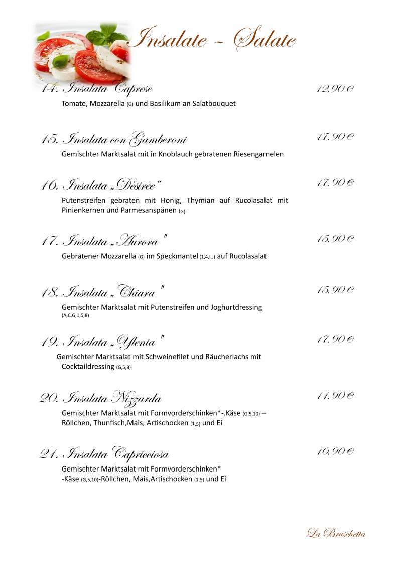 Speisekarte photo 3