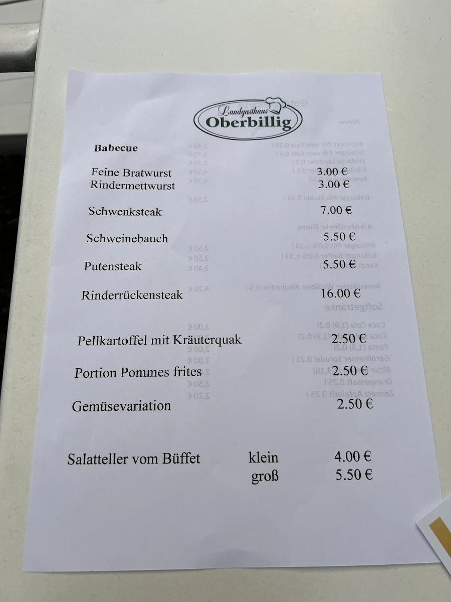 Speisekarte photo 1