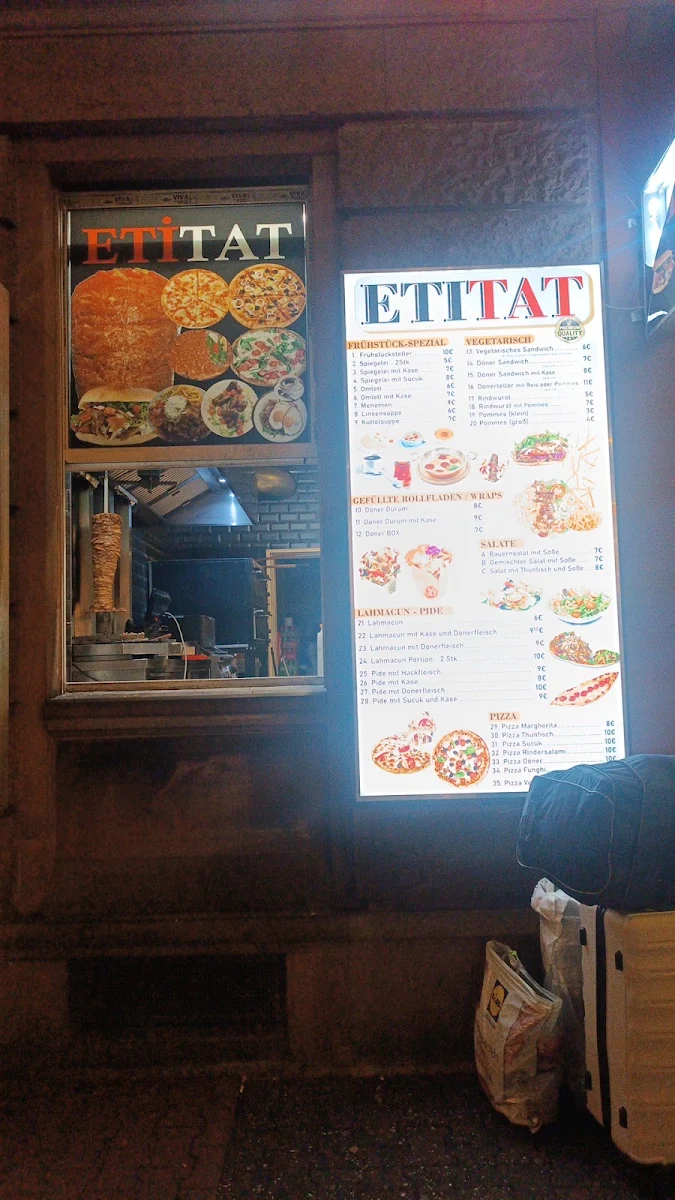Speisekarte, Eti Tat