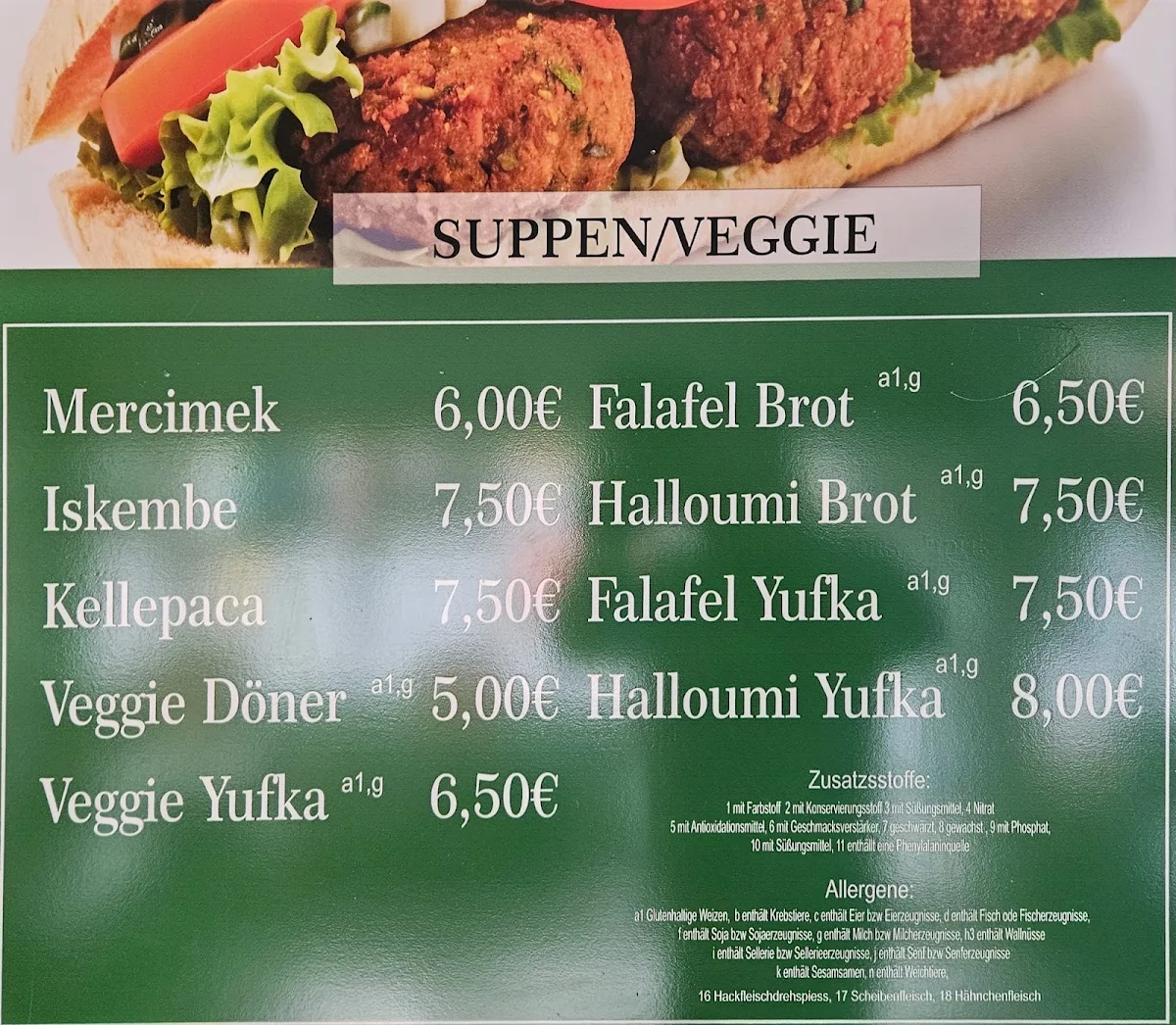 Speisekarte photo 1