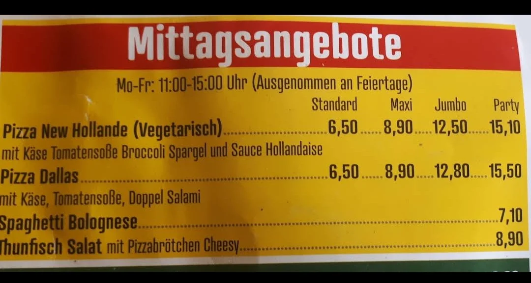 Speisekarte photo 1