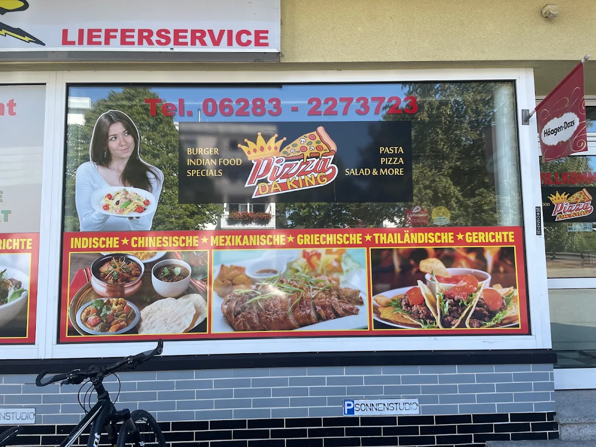 Speisekarte, pizza daking