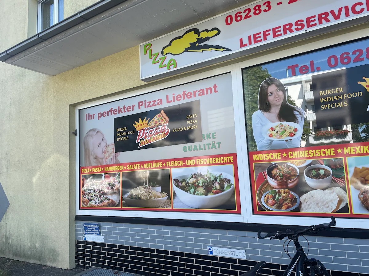 Speisekarte, pizza daking