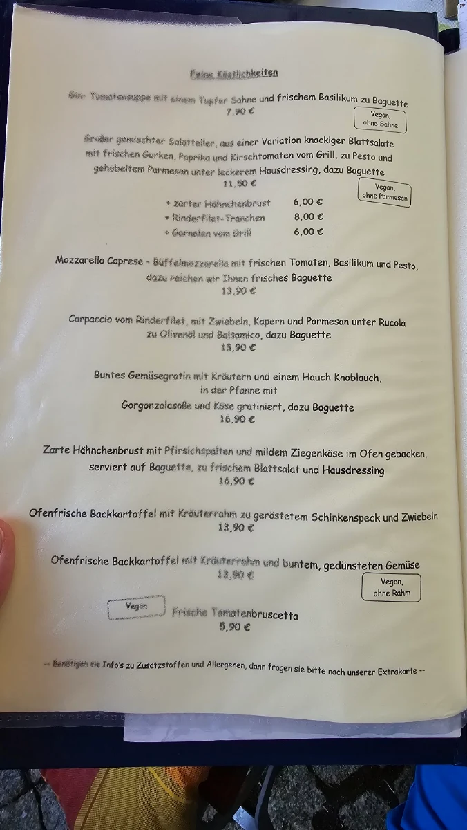 Speisekarte photo 2