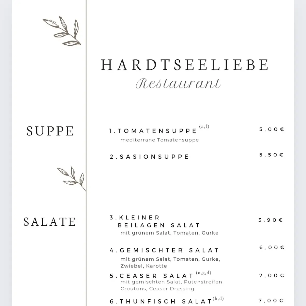 Speisekarte photo 5