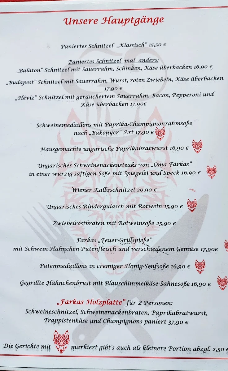 Speisekarte photo 2
