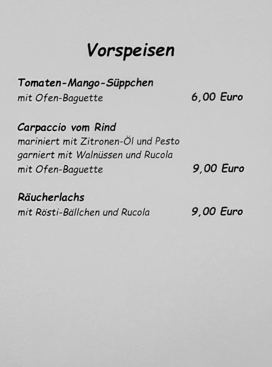 Speisekarte photo 2