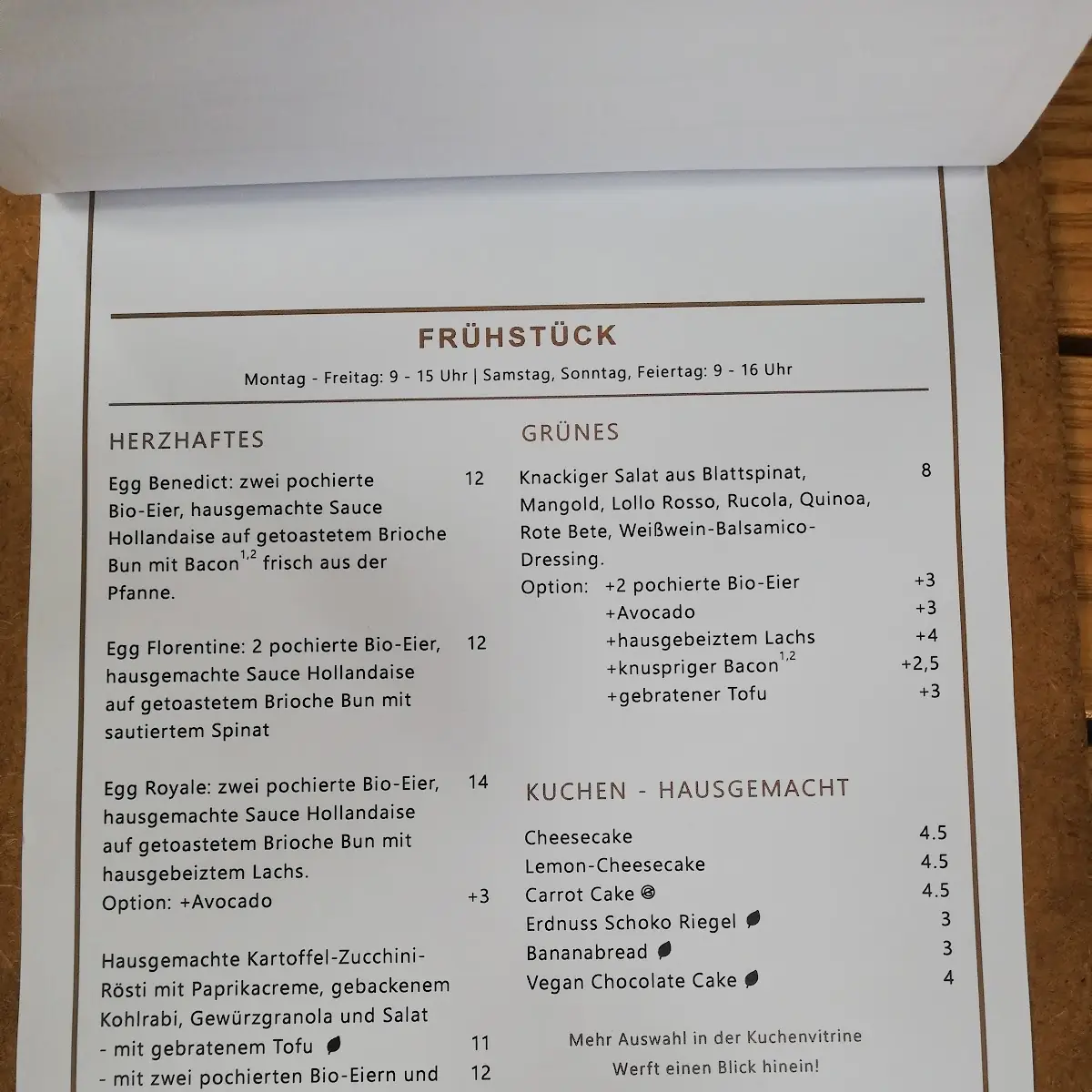 Speisekarte photo 4