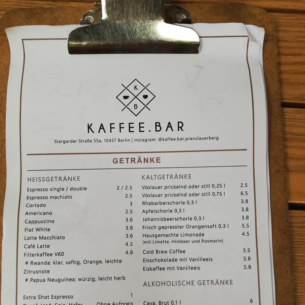 Speisekarte photo 5