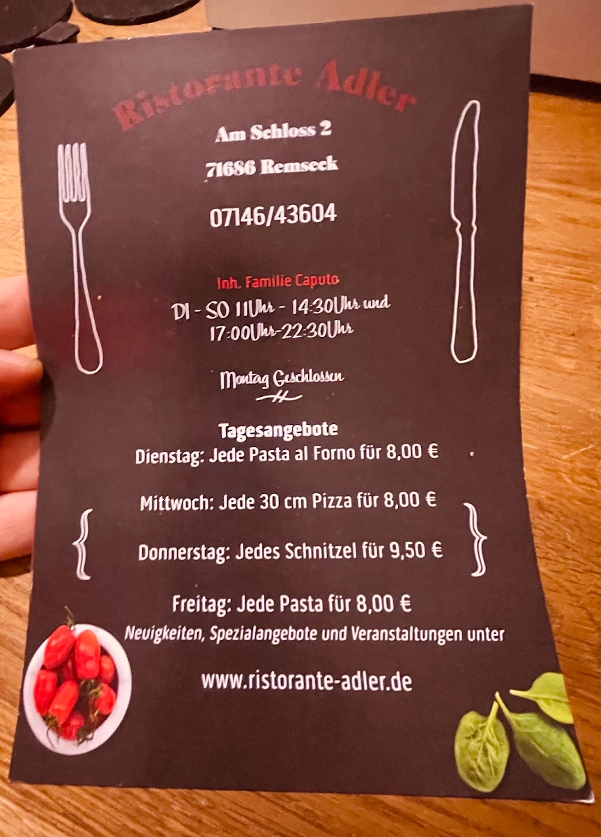 Speisekarte photo 4
