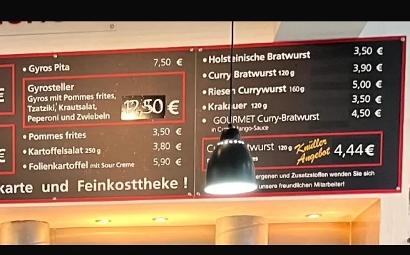 Speisekarte photo 2