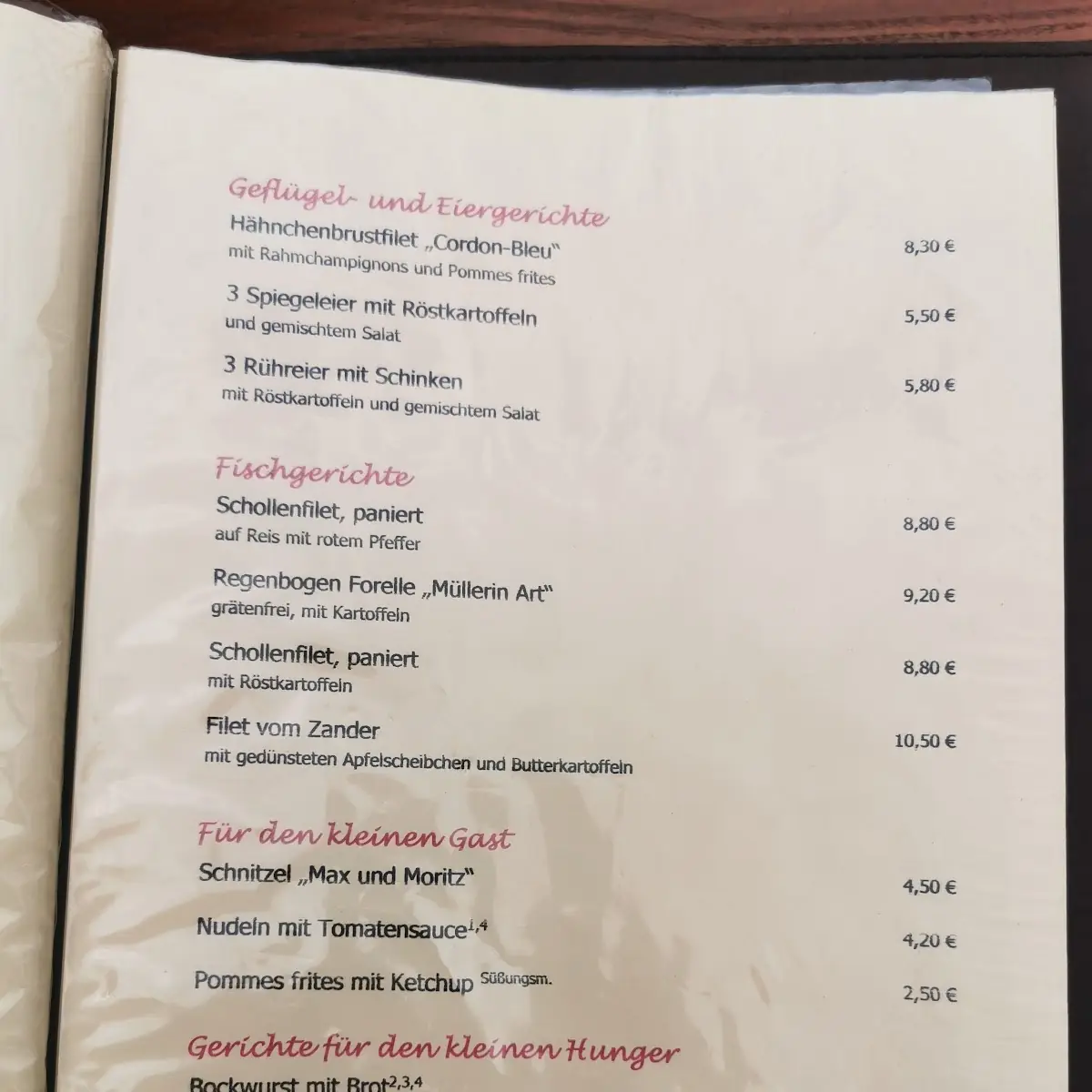 Speisekarte photo 3