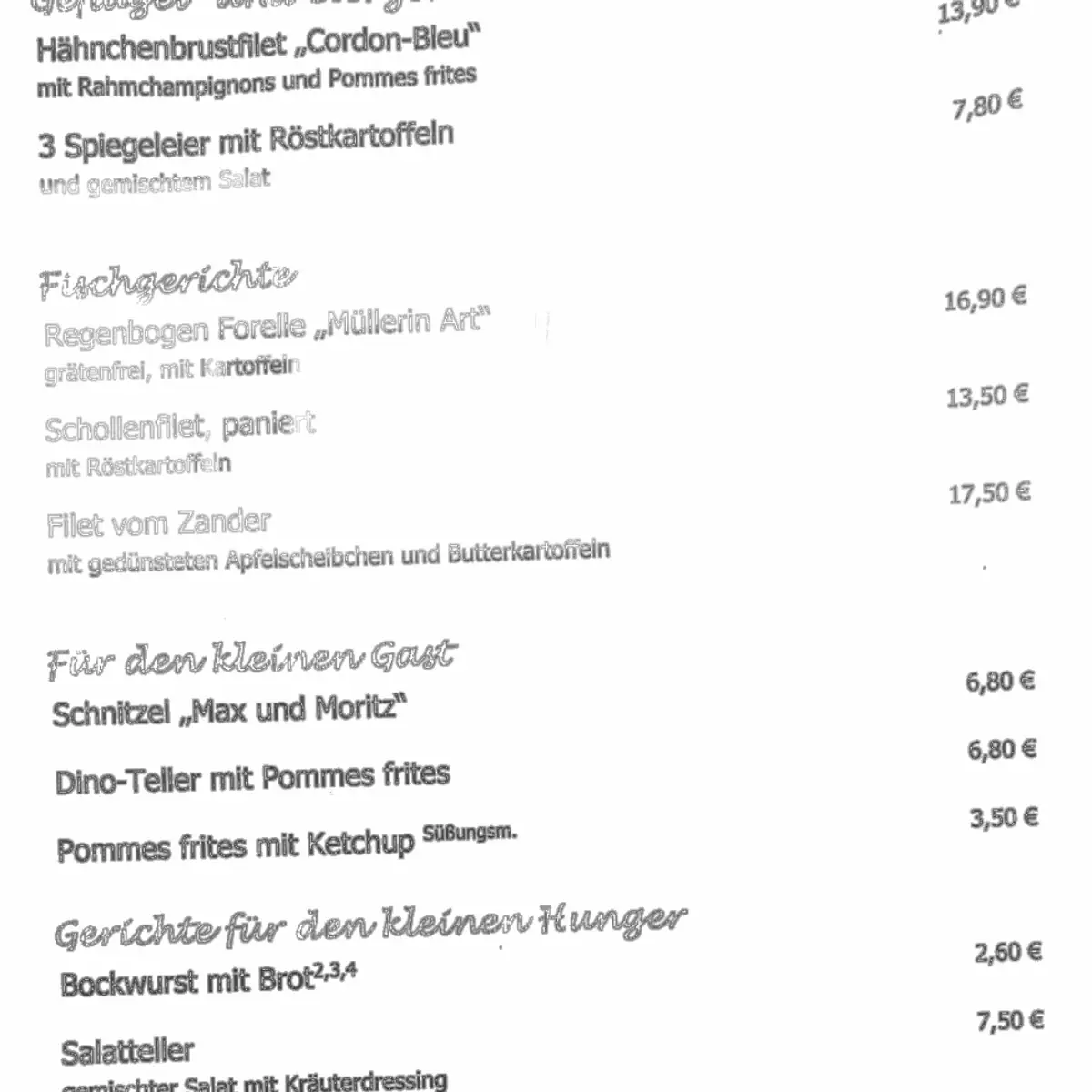 Speisekarte photo 4