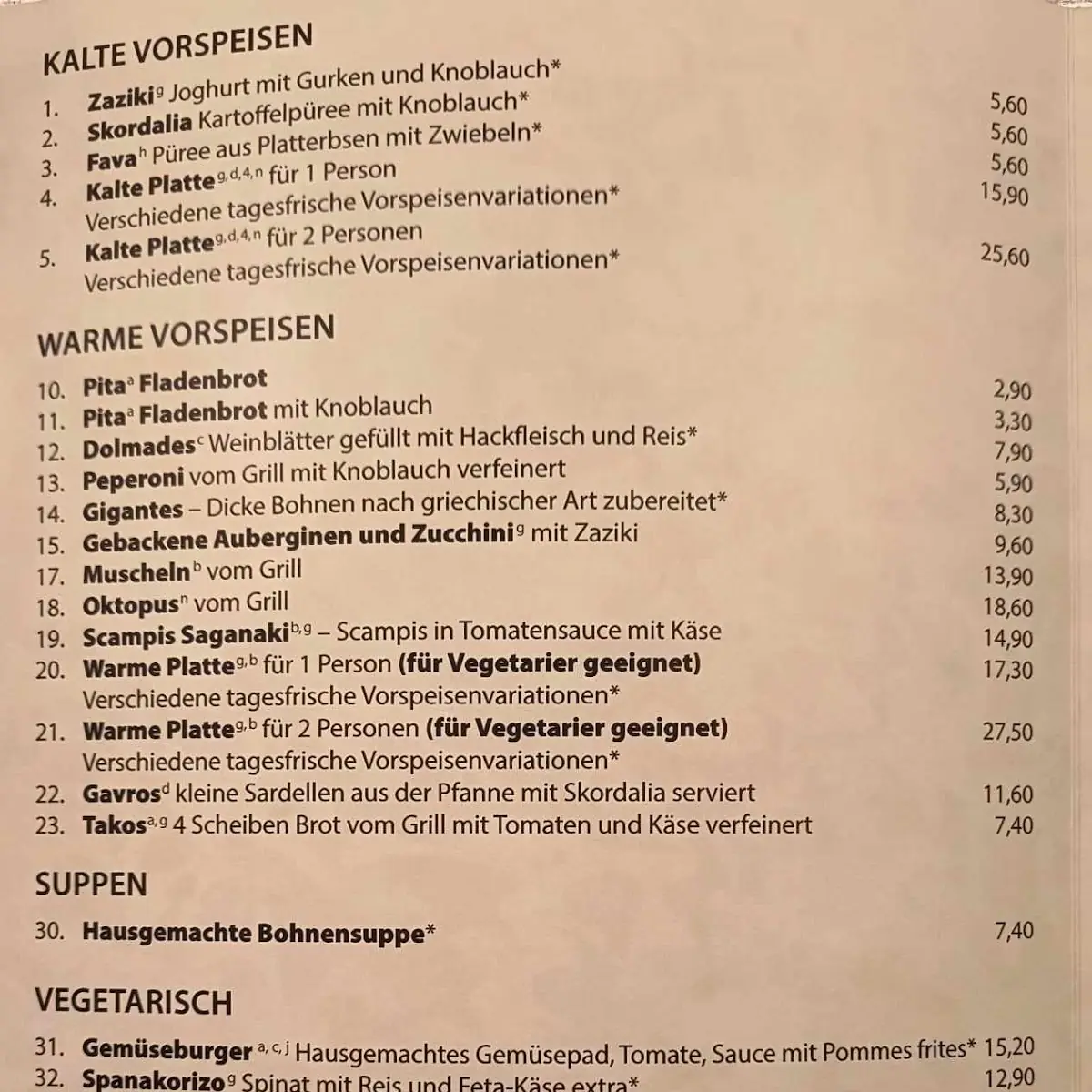 Speisekarte photo 7