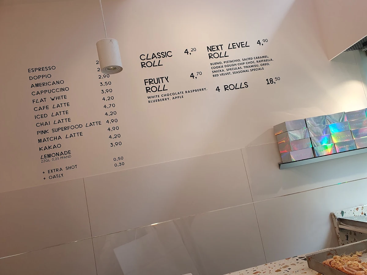 Speisekarte, CINNAMOOD