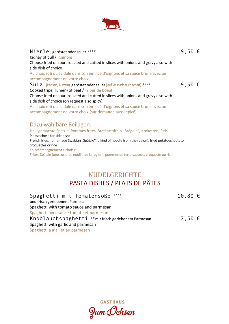 Speisekarte photo 9