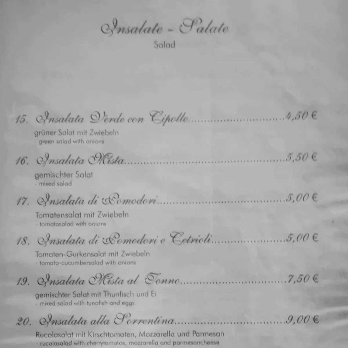 Speisekarte photo 6