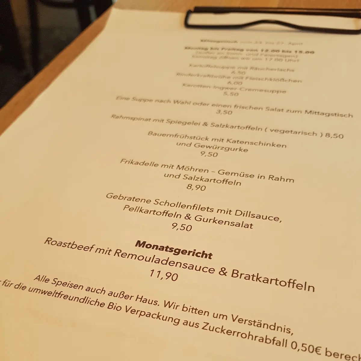 Speisekarte photo 2