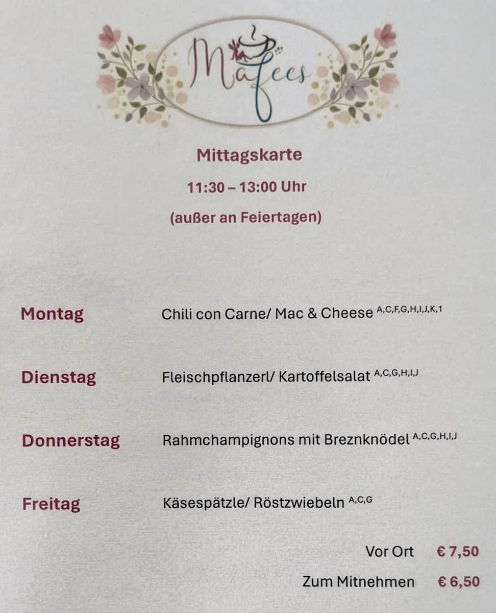 Speisekarte photo 1