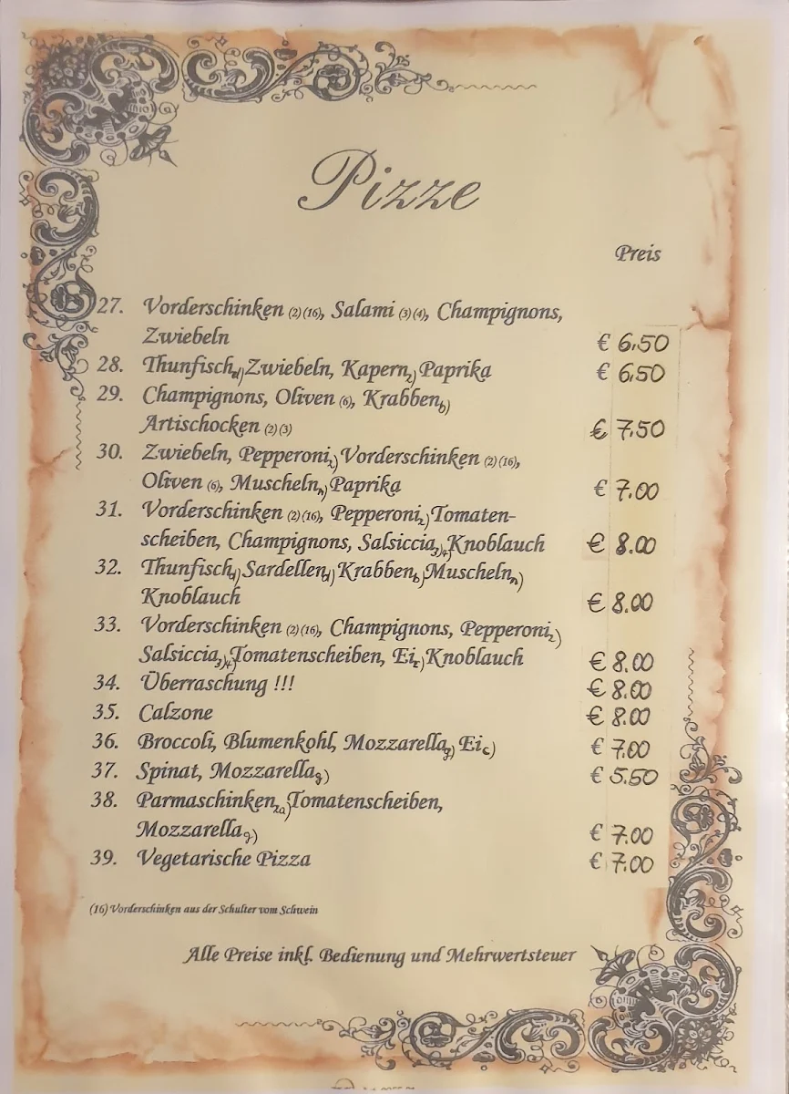 Speisekarte photo 2