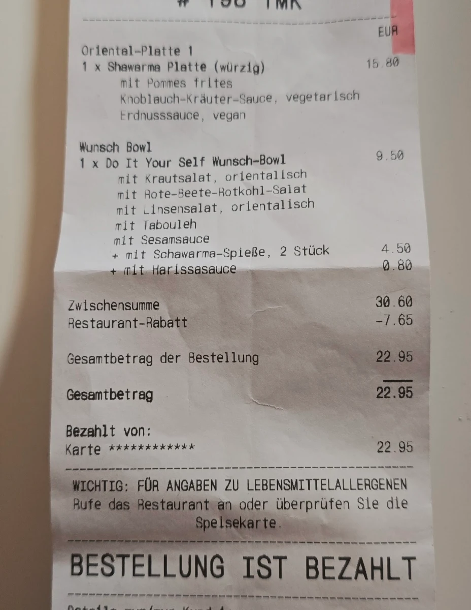Speisekarte photo 2