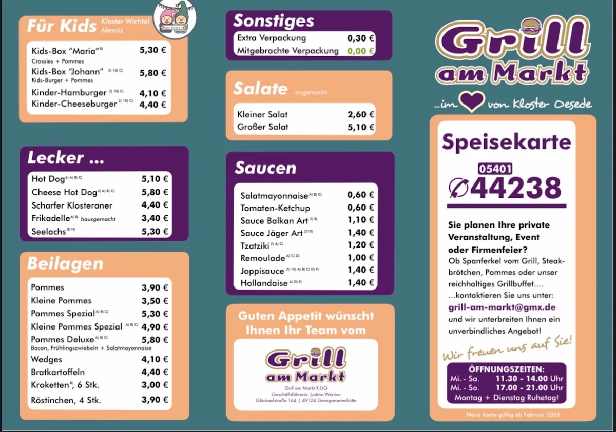 Speisekarte photo 2