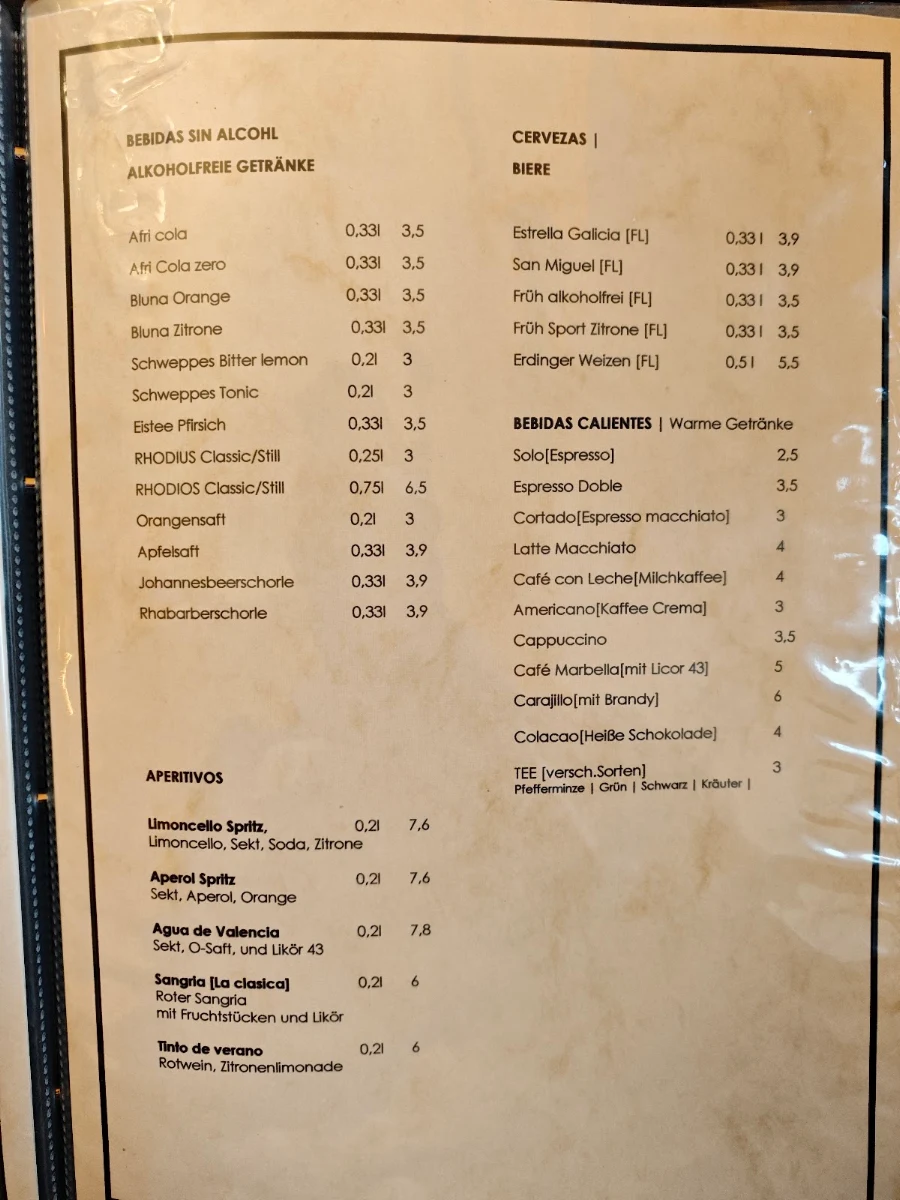 Speisekarte photo 3
