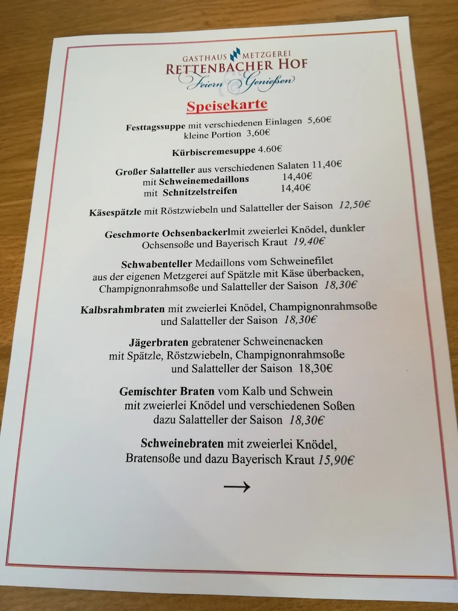 Speisekarte photo 3