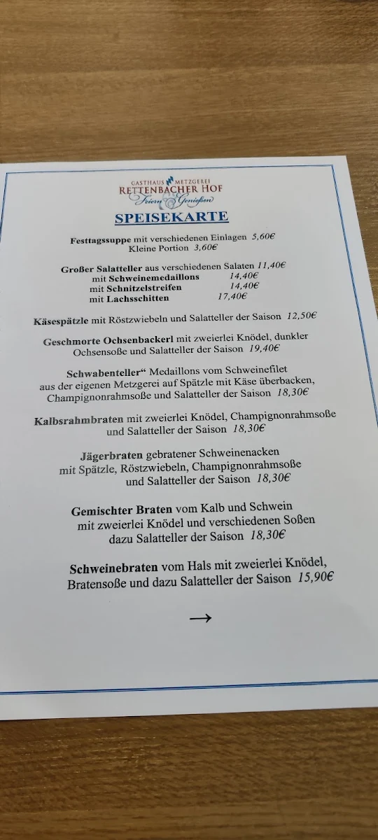 Speisekarte photo 4