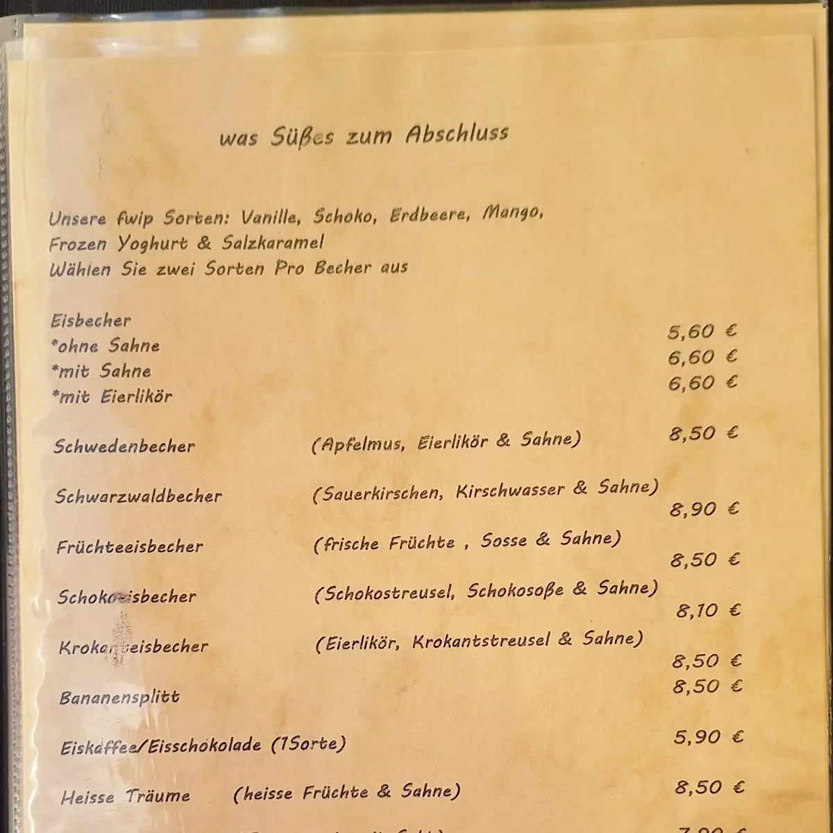 Speisekarte photo 2