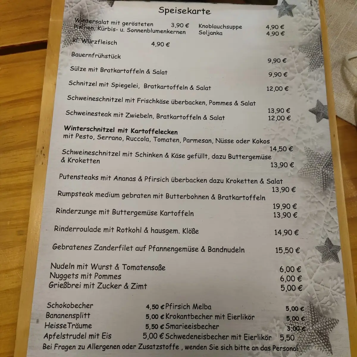 Speisekarte photo 4