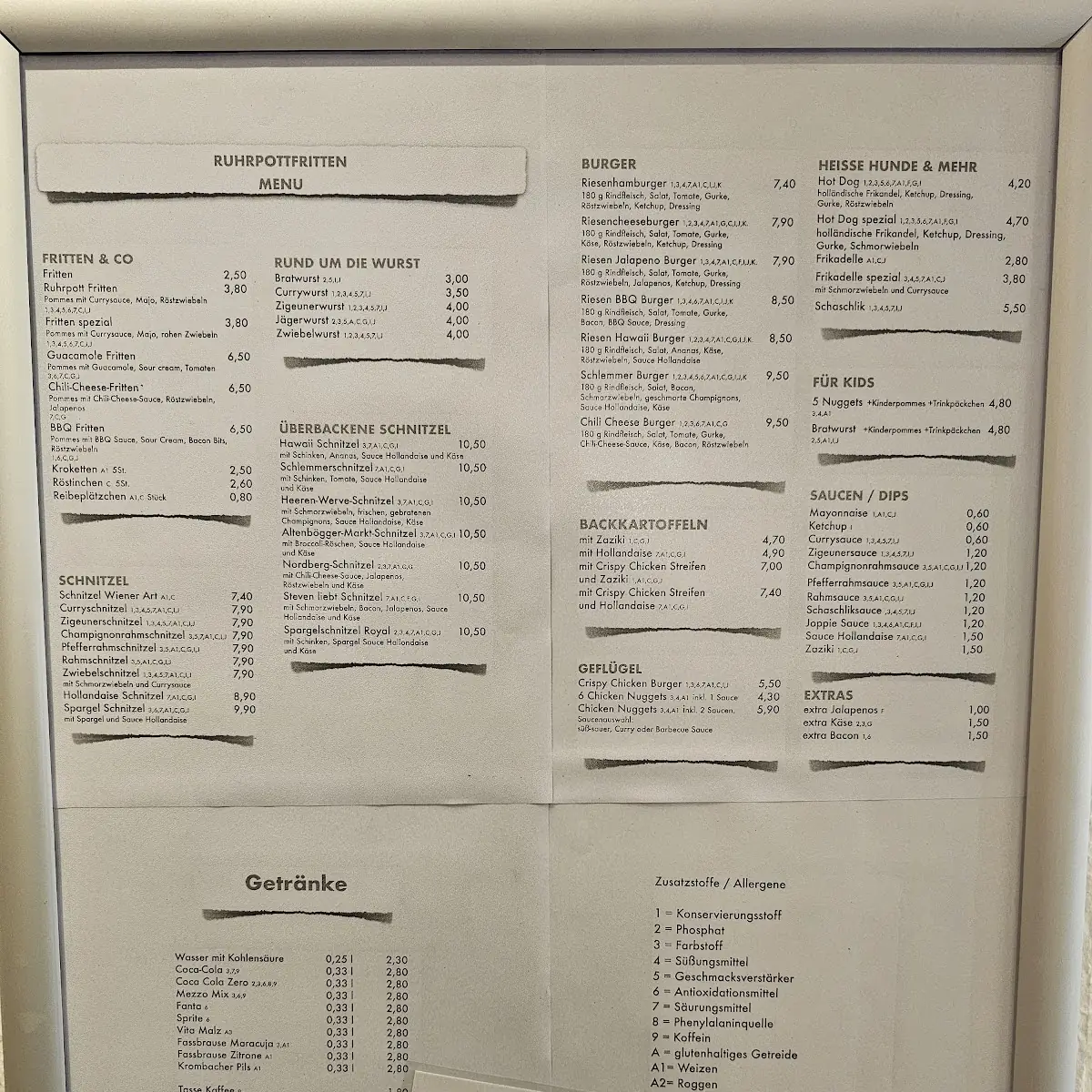 Speisekarte photo 1