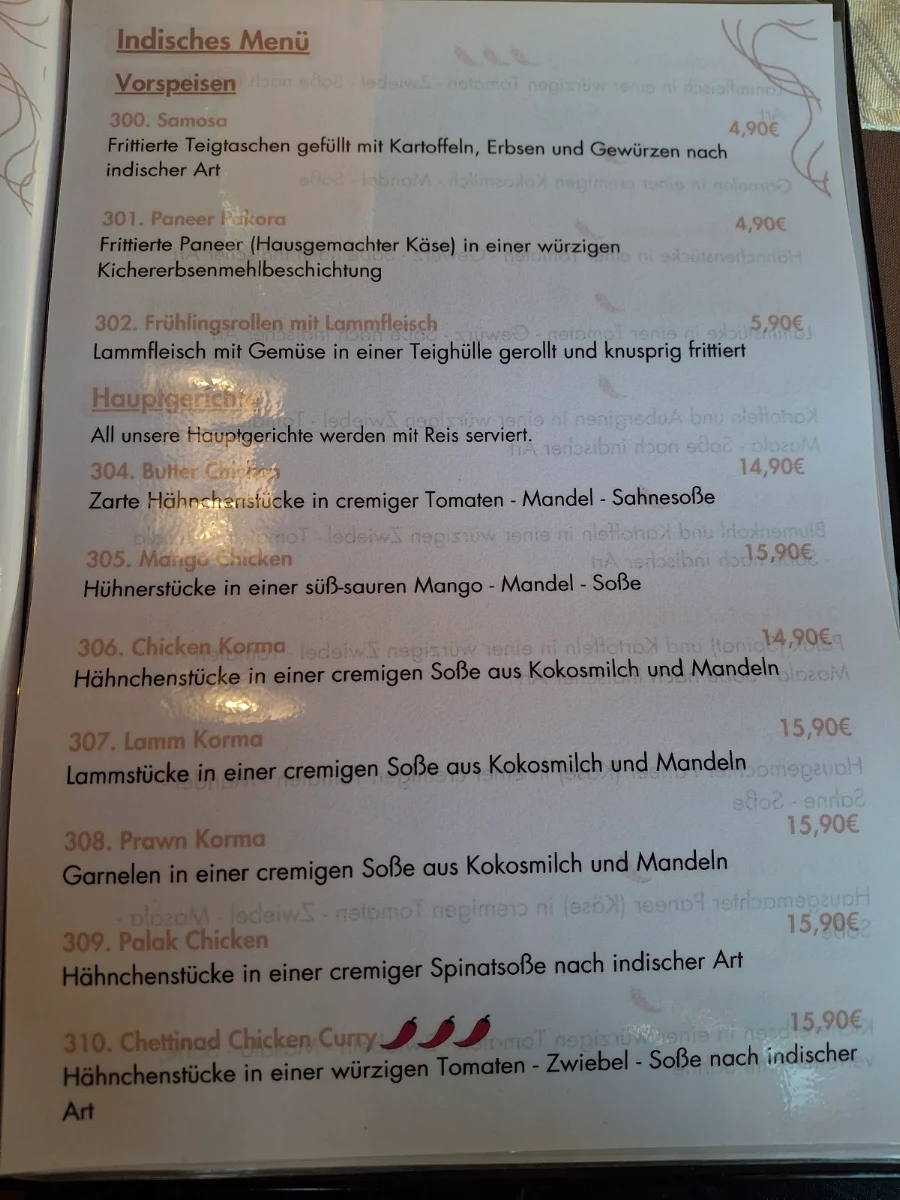 Speisekarte photo 2