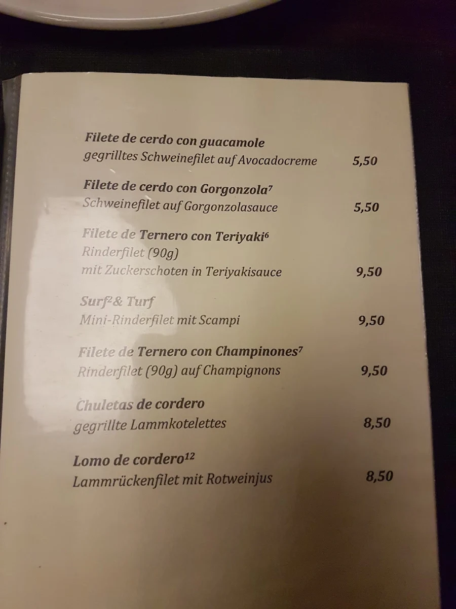 Speisekarte photo 2