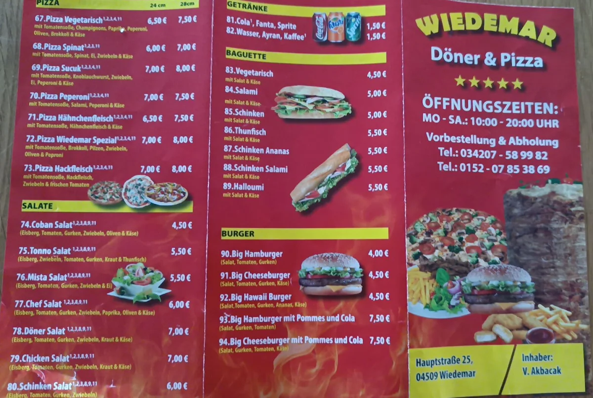 Speisekarte photo 3