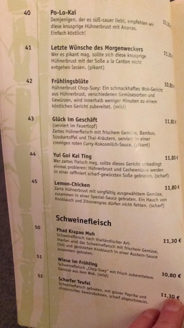 Speisekarte photo 10