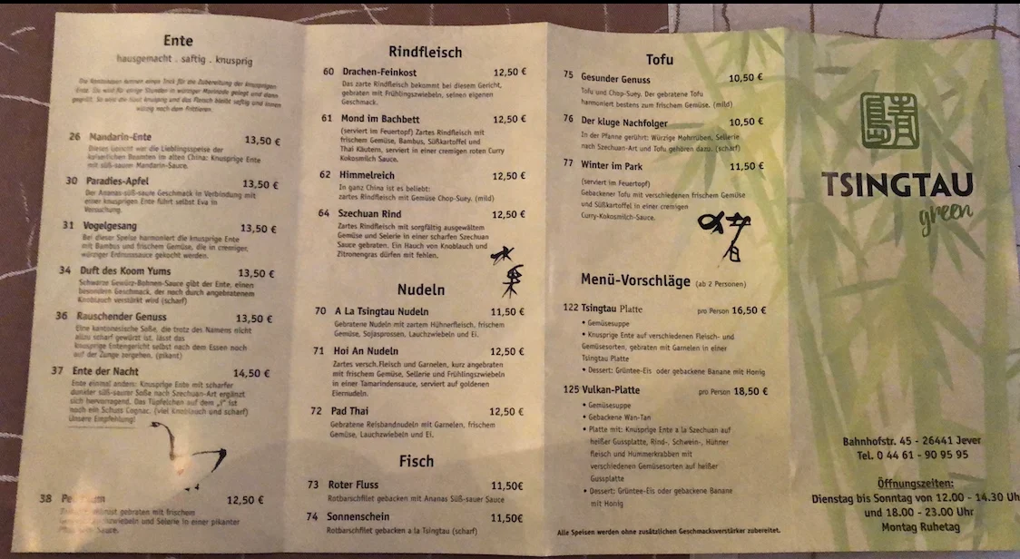 Speisekarte photo 7