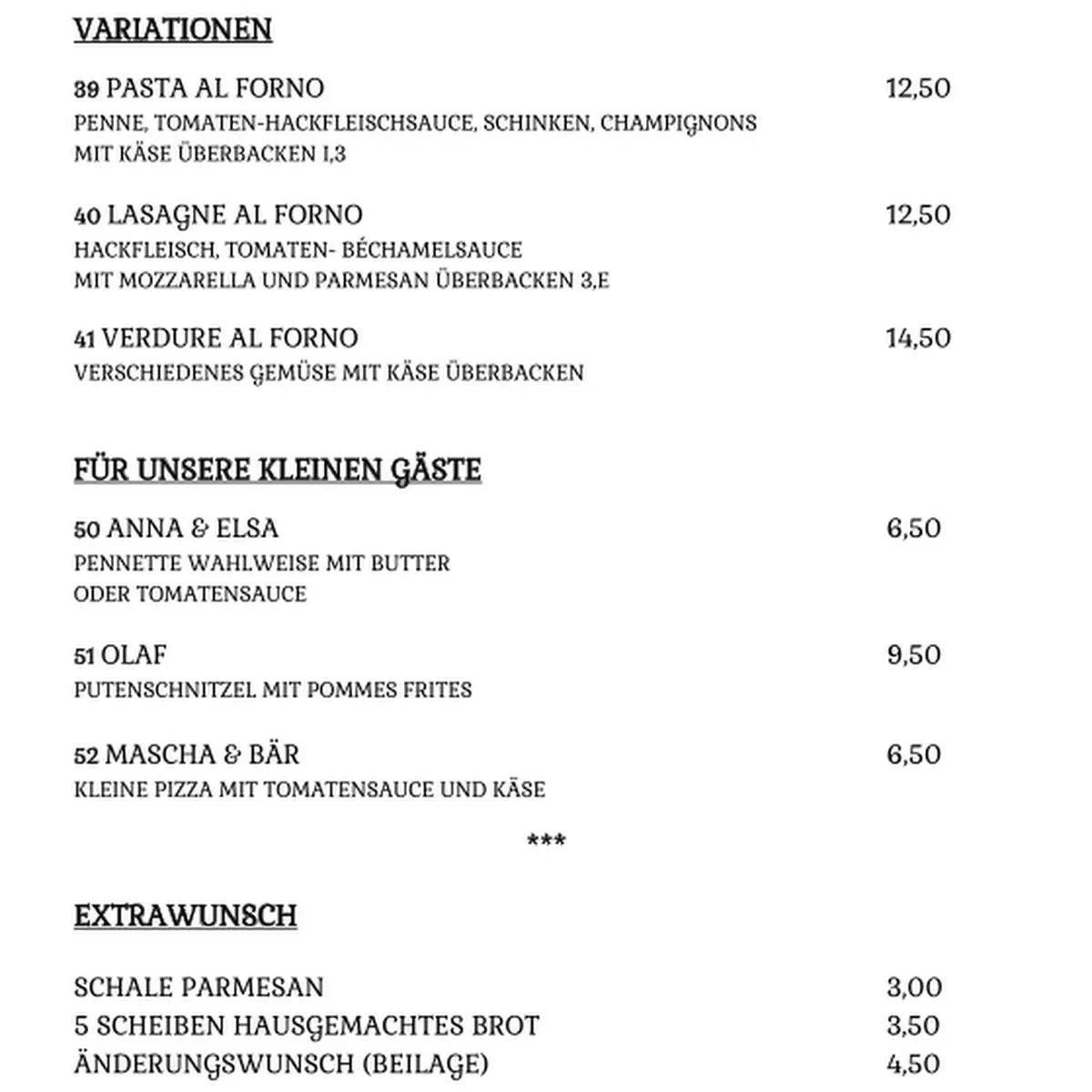 Speisekarte photo 7