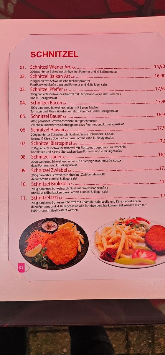 Speisekarte photo 1