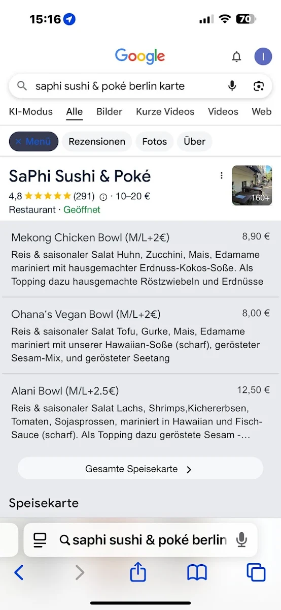 Speisekarte photo 9