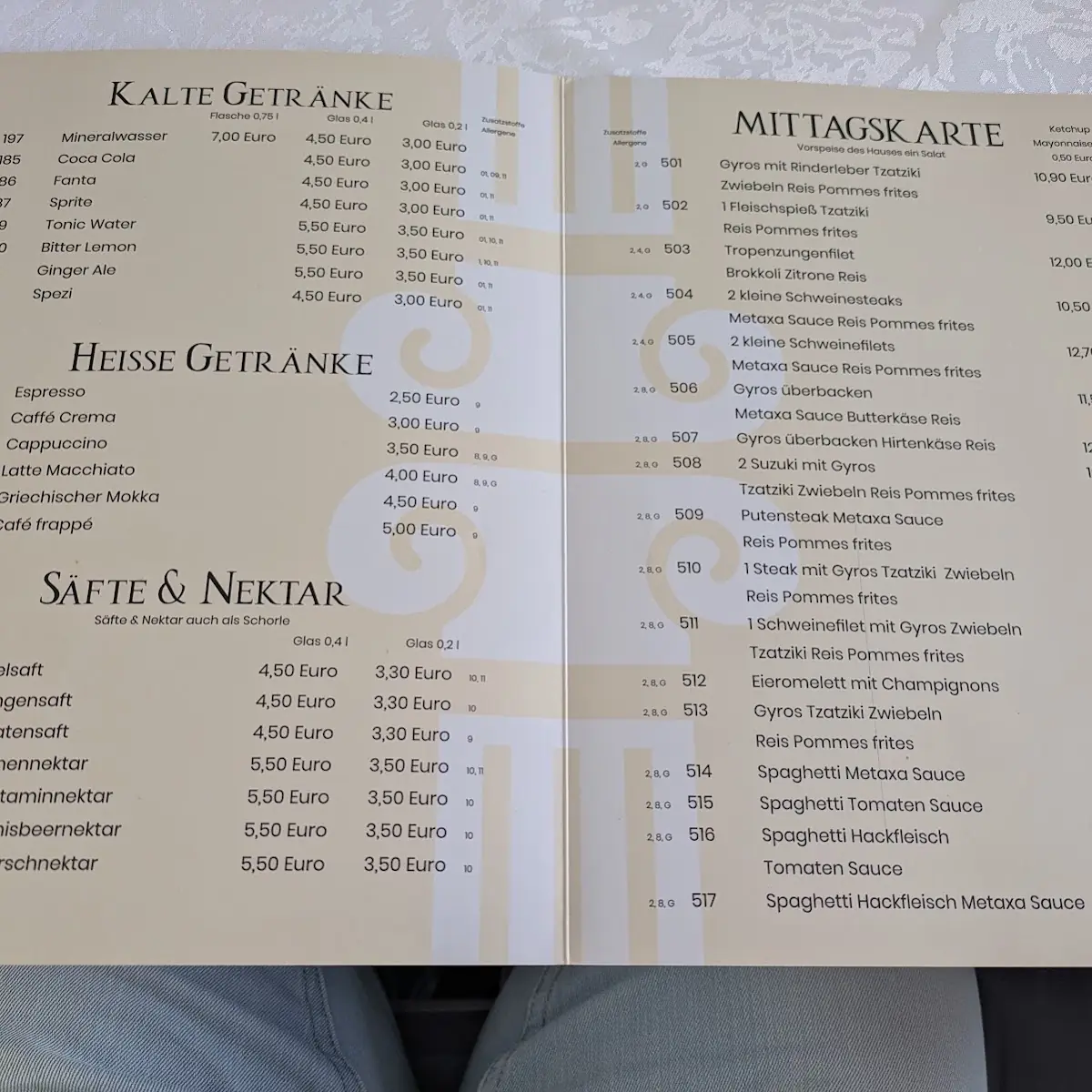 Speisekarte photo 3