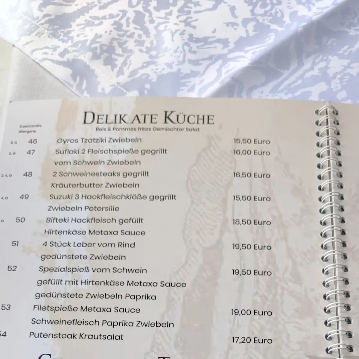 Speisekarte photo 4