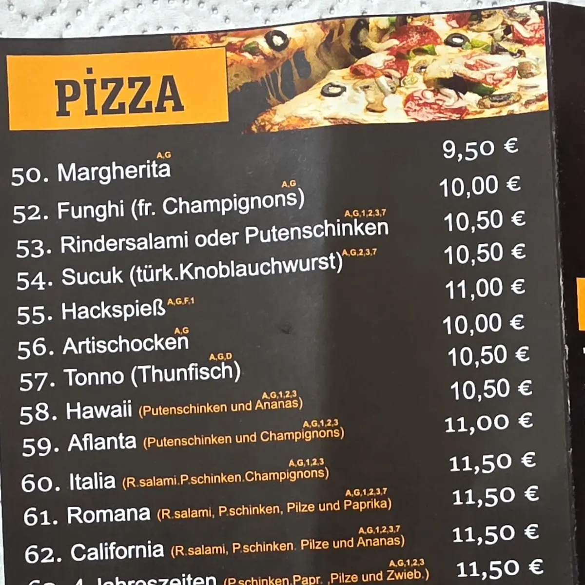 Speisekarte photo 3