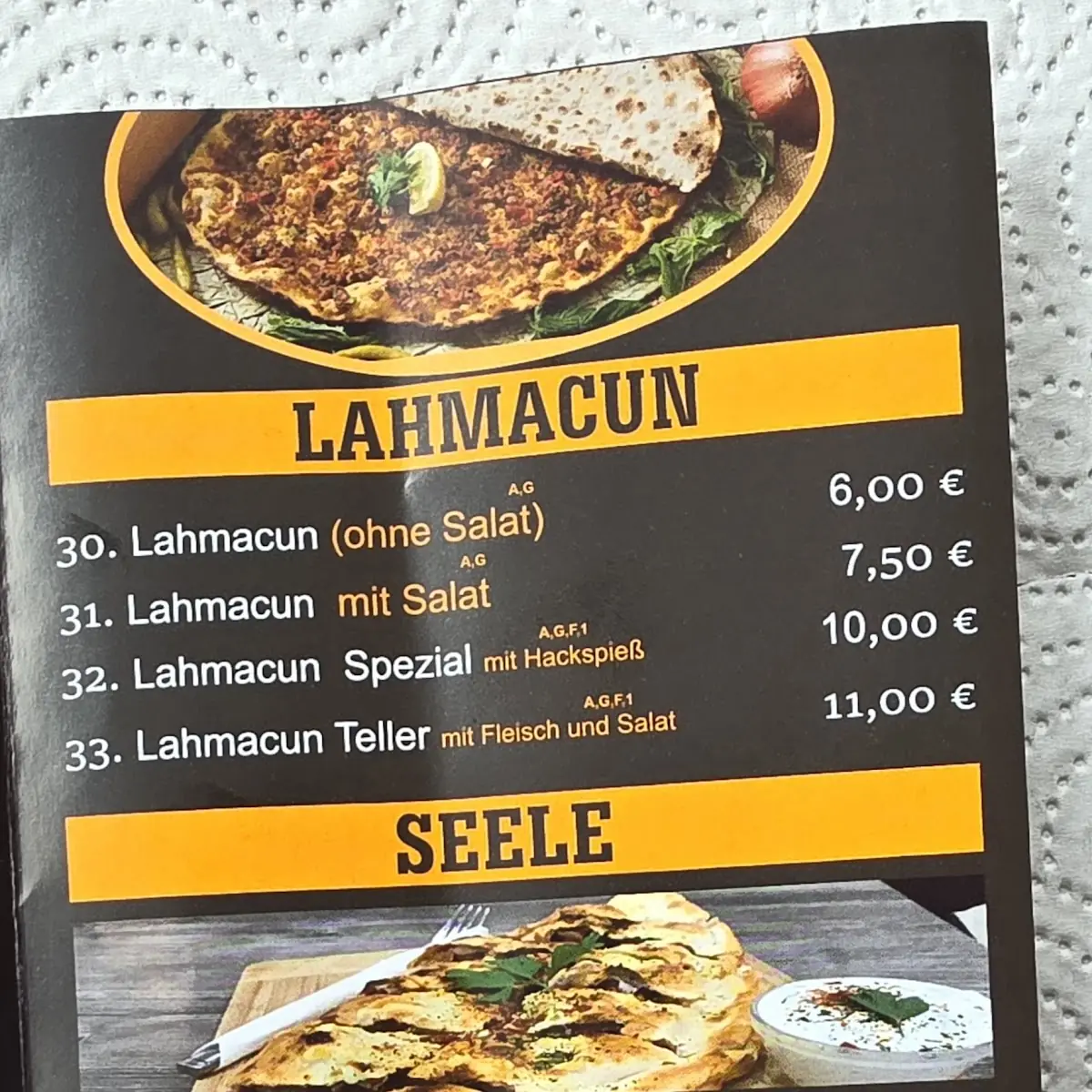 Speisekarte photo 9