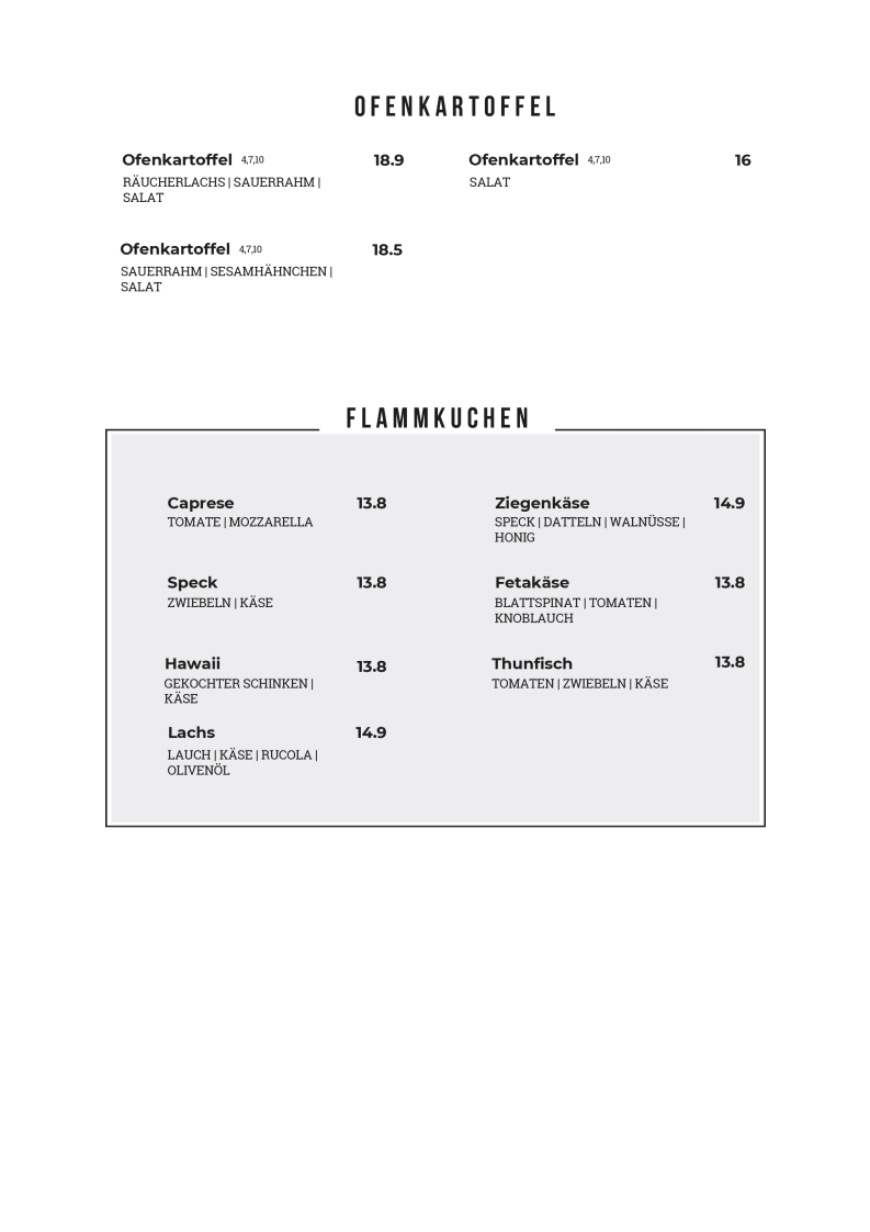 Speisekarte photo 10